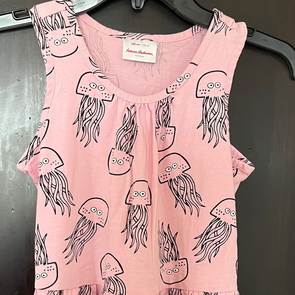 Hanna Andersson Pink Jellyfish Kids Casual Dress